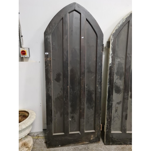 62 - Arched Solid antigue 18th century door from Draculas tomb in The Vaults in Diublin, Solid and heavy ... 