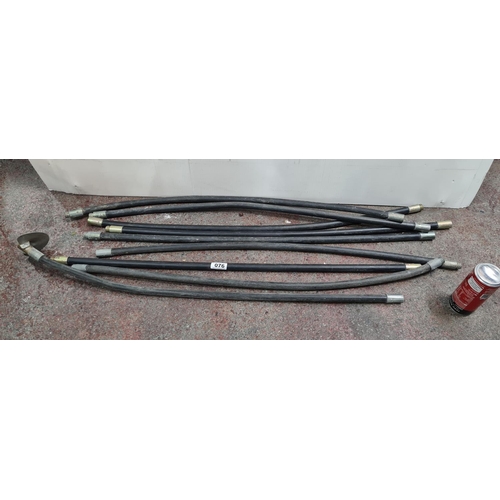 76 - Good quantity of 9 Sewer rods.
