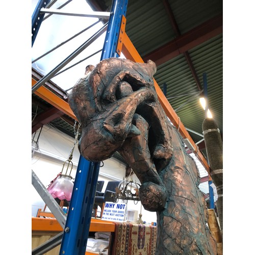 49 - Amazing Viking Longboat Approx 11ft tall With 2 sides unattached for transport. Was a major tourist ... 