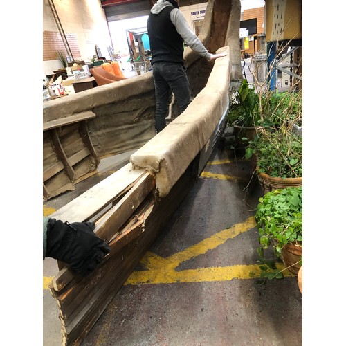 49 - Amazing Viking Longboat Approx 11ft tall With 2 sides unattached for transport. Was a major tourist ... 