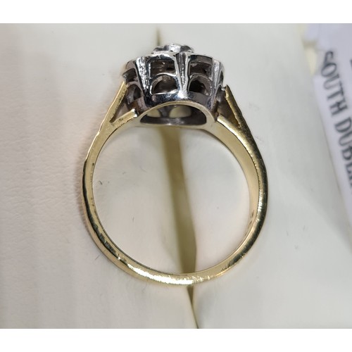 261 - Vintage 18ct gold diamond engagement ring 1.00ct size L