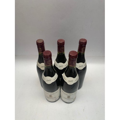 70 - Domaine Santa Duc Gigondas 1988 
Rhone 5x bottles. 
Avg price pb wine-searcher.com is €35