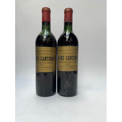 63 - Chateaux Brane-Cantenac 1957 Margaux
2x bottles. Avg price pb on wine-searcher.com is €175