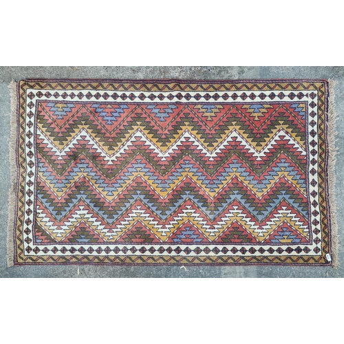 328 - Handmade Persian Rug 187cm x 108cm