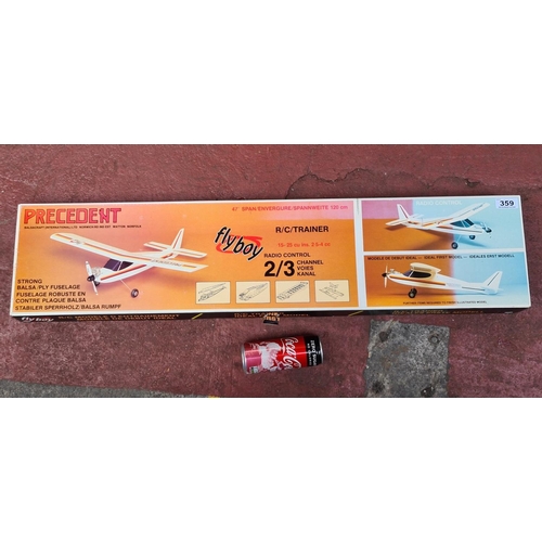 359 - Precedent vintage Flyboy RC aircraft kit. 47