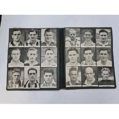 203 - Vintage Sports scrap book covering football and boxing from the 1950s