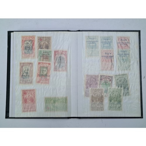 362 - Very Good quality Green Stamp Album with mint and high value stamps. Inc several penny reds.