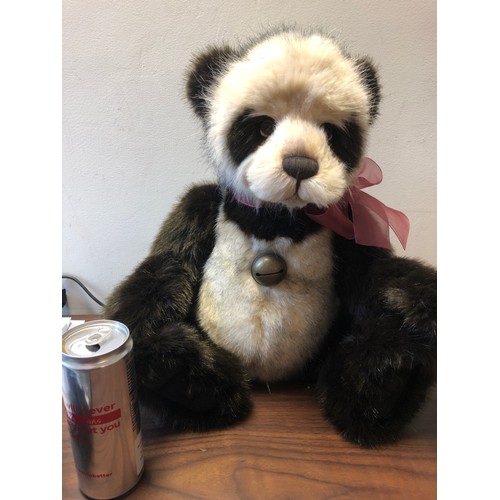 398 - X Large Charlie Bear Dennis. Limited edition of 3000 worldwide, Plumo bear. New with tags. Super qua... 