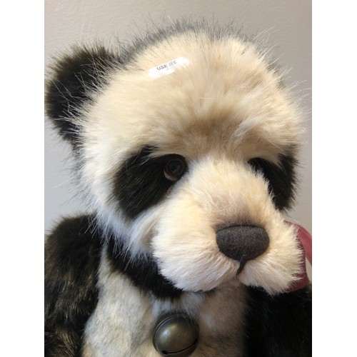 398 - X Large Charlie Bear Dennis. Limited edition of 3000 worldwide, Plumo bear. New with tags. Super qua... 