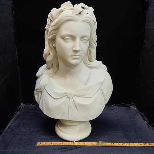 49 - White marble bust by William Calder Marshall. RA 1813-1894 Scottish Sculptor. Super quality marble b... 