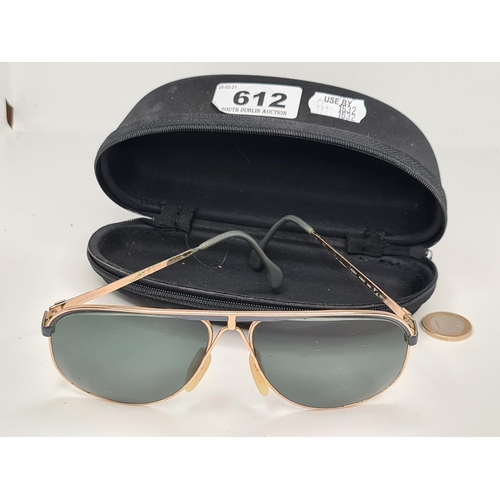 612 - Pair of Carl Zeiss Sunglasses made in west Germany in good condition.