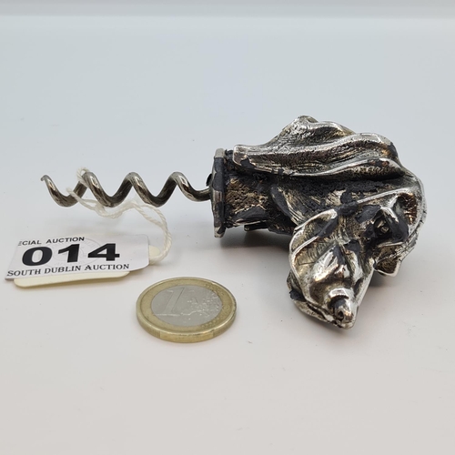 14 - Vintage dog cork screw.