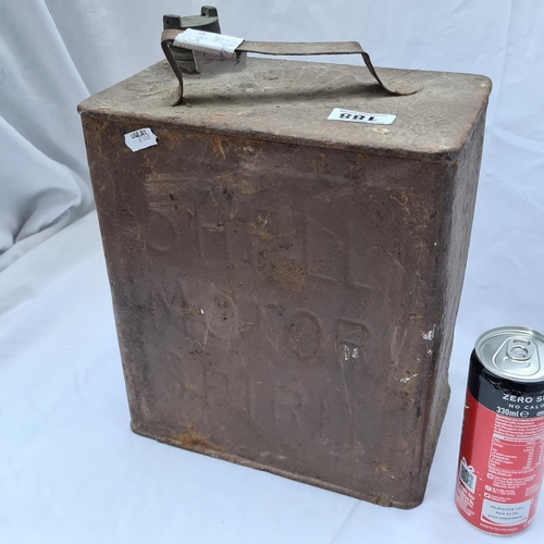 188 - 1920's, 2 gallon Shell, petrol can