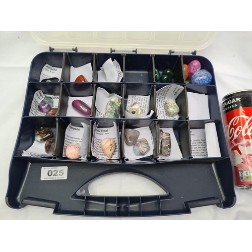 25 - Good selection of crystals in a box 100s of euros of retail value