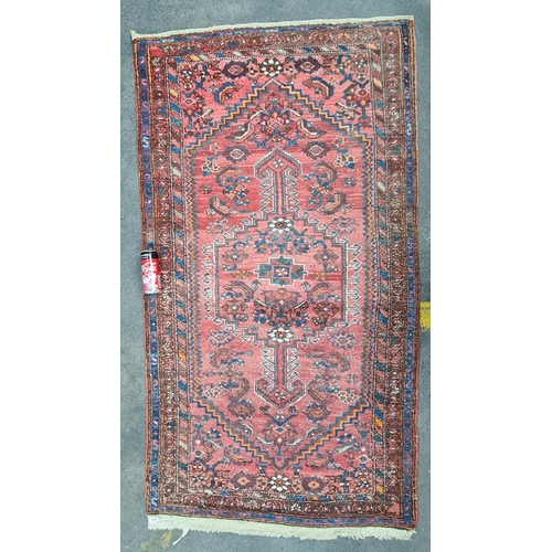 312 - Persian Handmade floor rug. 185 cm  x 95 cm