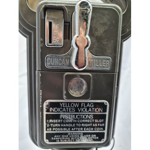 119 - Good quality Spirit of St louis Tall American style parking meter Radio and cassette tape player. Fu... 