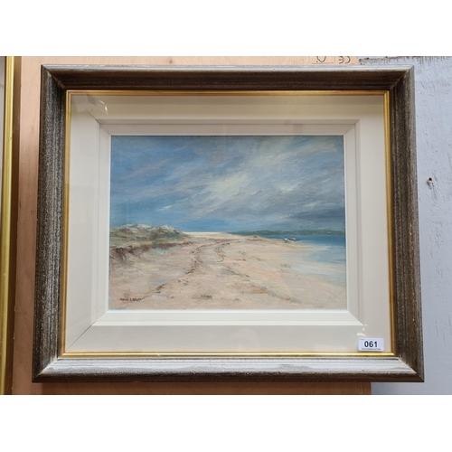61 - Maura Early 'Ballyconneely Beach, Galway', Oil. Provenance: Exhibited at the Royal Hibernian Academy... 