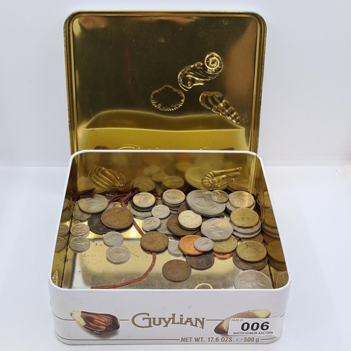 6 - Tin of Irish Coins and other Victorian coins.