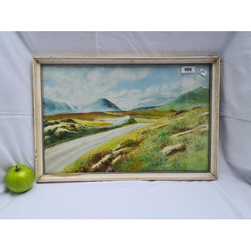 66 - Leon O'Kennedy (1900 – 1979). 'Glen Inagh- Connemara'. oil on canvas.  O'Kennedy was a little known ... 