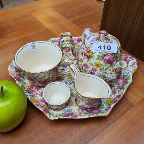 410 - Fabulous 6 piece Breakfast set, Complete Royal Winton, Summertime. In Very good condition, no damage... 