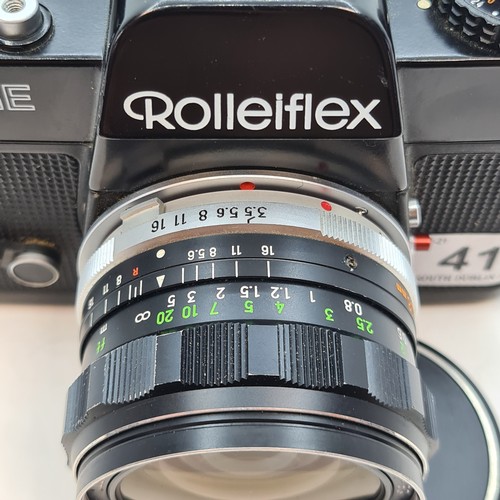 411 - RolleiFlex SL35 Me 35mm camera. Super condition. Top brand with Very clean Minolta 28mm lens made in... 