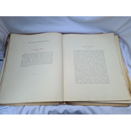 186 - Japanese Paper Edition of British Portrait Painters and Engravers of the Eighteenth Century. Kneller... 