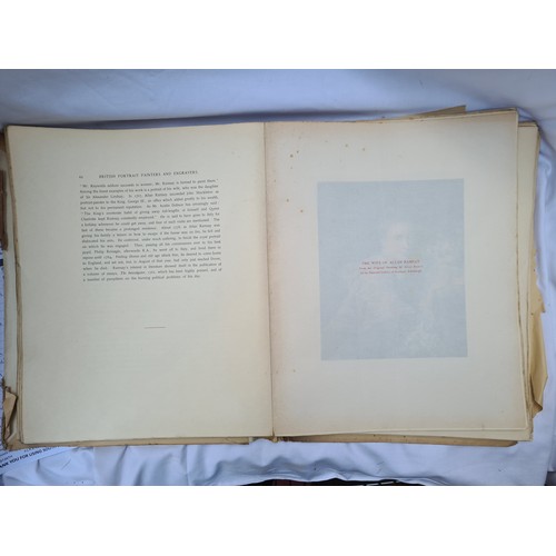 186 - Japanese Paper Edition of British Portrait Painters and Engravers of the Eighteenth Century. Kneller... 