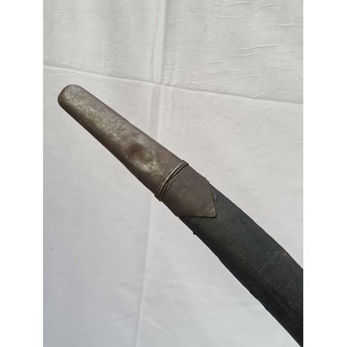 179 - Indo-Persian sabre with a laminated blade Tulwar