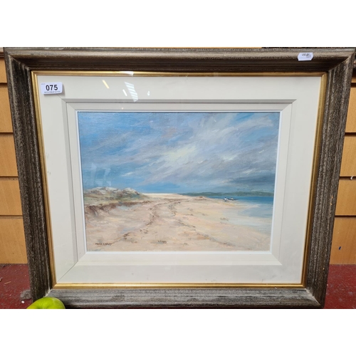 75 - Maura Early 'Ballyconneely Beach, Galway', Oil. Provenance: Exhibited at the Royal Hibernian Academy... 