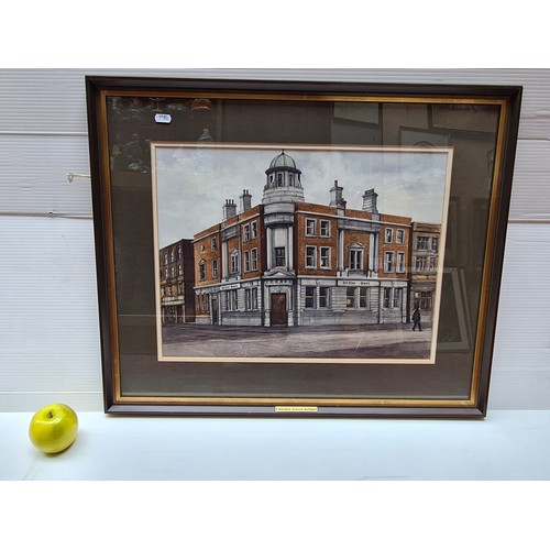 52 - Set of six Jim Dunlop watercolour and ink paintings of Ulster Bank branches around Ireland. Jim Dunl... 