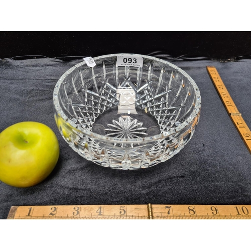 93 - Large Waterford crystal fruit  bowl.
