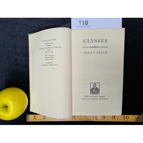 110 - 1969 revised edition of Ulysses by James Joyce, published by The Bodley Head, London.