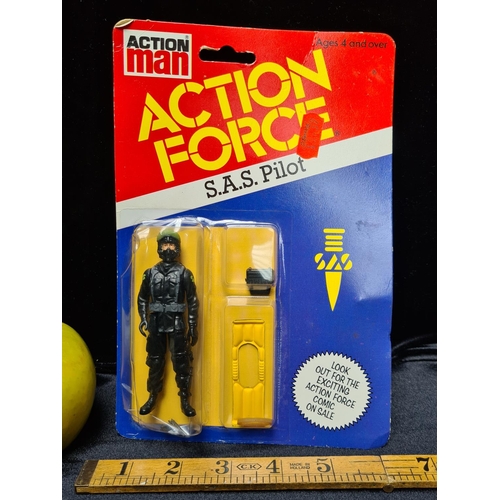 146 - S.A.S. action man pilot figure in original blister pack.