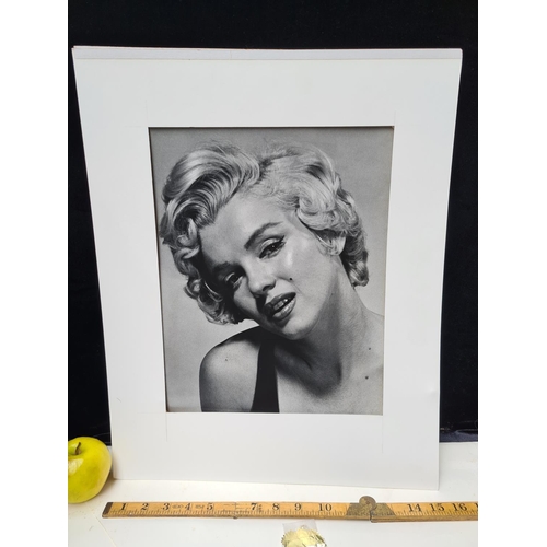 169 - Philippe Halsman portrait photograph of Marilyn Monroe (written in pencil on the mount), #38, page 3... 