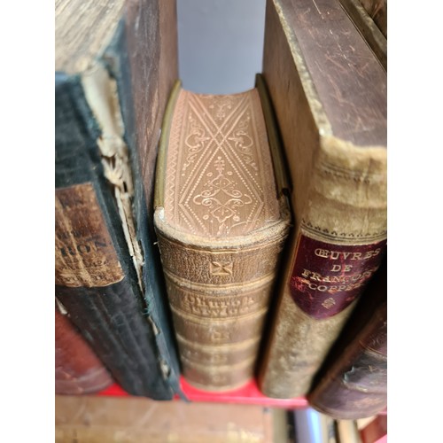 78 - A collection (8) of antique religious books. Range of languages including English, German, French an... 