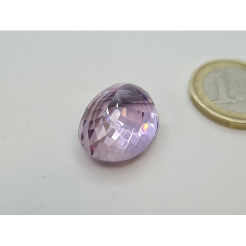 334 - lovely large Natural Amethyst 25.14 cts Beautiful stone.