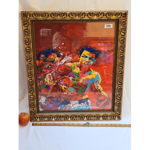 98 - Print of Leroy Neiman's 