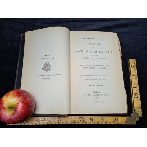 168 - 'A Treatise on Rivers and Canals' by Leveson Francis Vernon-Harcourt, M.A., 1882