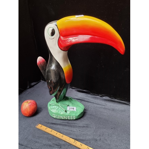 210 - Wooden large Guinness tucan statue