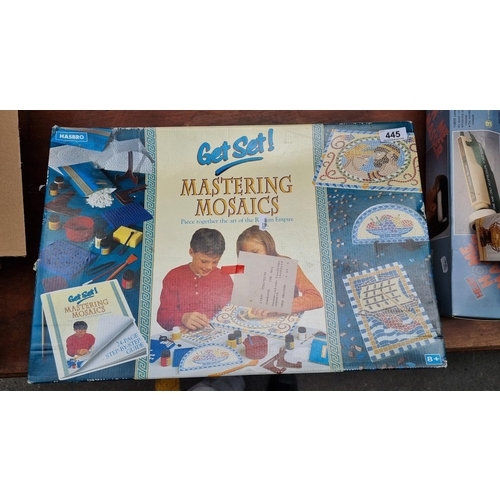 445 - A New Old Stock Get Set, Mastering Mosaics Kit. Large Kit with lots of stones.