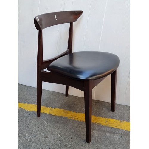 308 - Super set of 6 Mid century dining chairs. ( They came in with the super Rosewood table and matching ... 