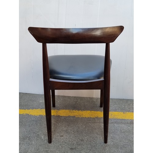 308 - Super set of 6 Mid century dining chairs. ( They came in with the super Rosewood table and matching ... 