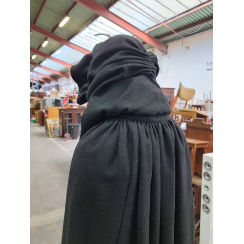 231 - 100% wool cloak by Jean's of Donegal with detachable decorative hood