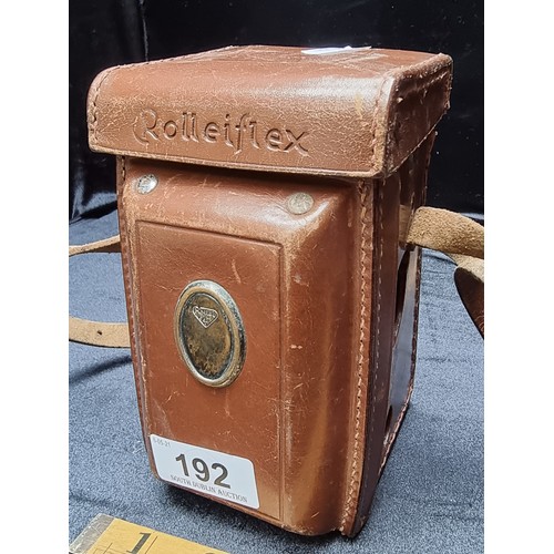 192 - Vintage Rolleiflex F3.5 camera medium format 120mm film