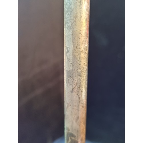 177 - Very rare and interesting 19th century narrow Masons sword with Skull detail by G Kenning and Son wi... 