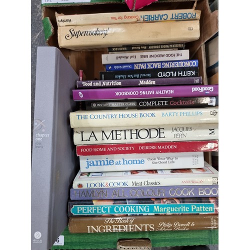 576 - Five crates of mixed antique, vintage and contemporary books. Great lot! Inc a box of antique books.