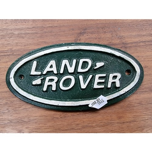 353 - Two items -
Range Rover Grill plus both headlamp surrounds, looks to be as new.
Land Rover cast meta... 