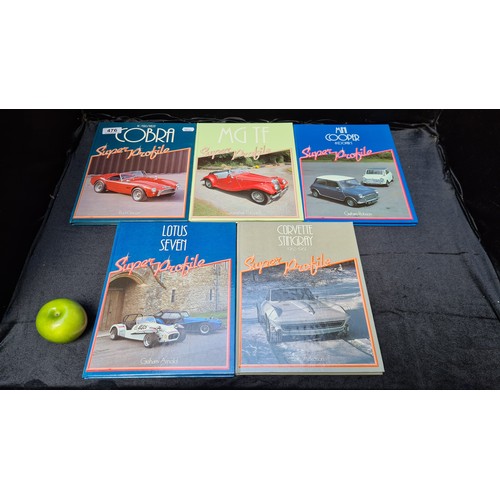 476 - 5 New Books on High Profile Cars including Cobra, Corvette Stingray and etc.