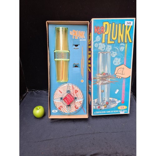 549 - Vintage Kerplunk game in original box