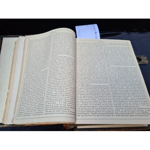 547 - Very large edition of the Holy Bible edited by the Rev. John Eadie D.D.L.L.D. Professor of Biblical ... 